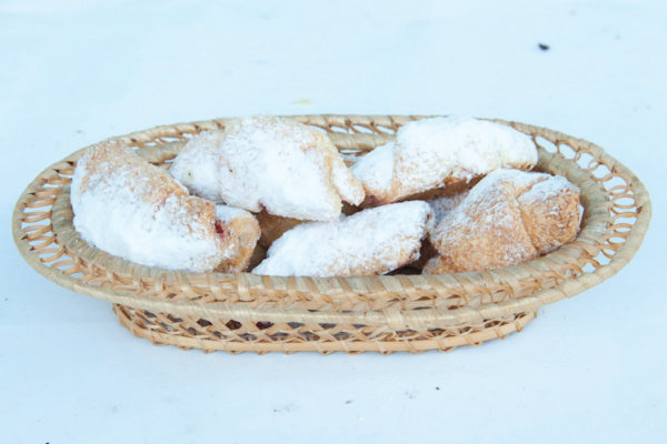 Рогульки с джемом творожные