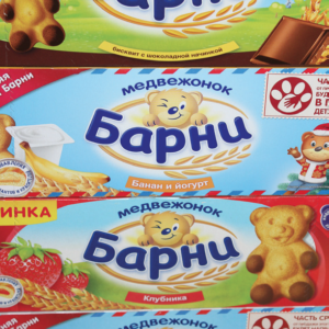 Медвежонок Барни, молочный, шоколадный
