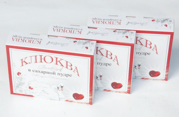 Клюква в сахарной пудре фас.